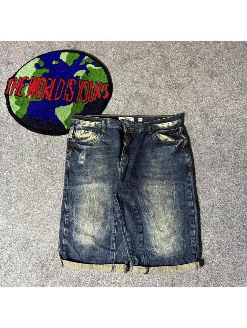 vintage y2k jorts 2000’s evolution denim